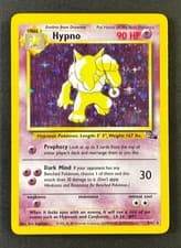 Pokemon TCG Hypno Fossil Holo Rare 8/62 Unlimited English 1999