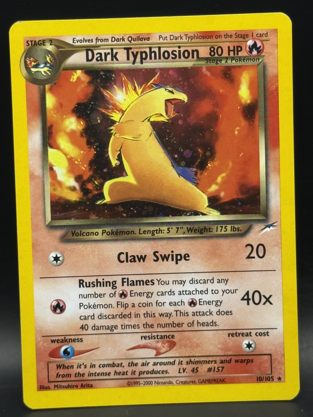 Dark Typhlosion 10/105 Neo Destiny Holo