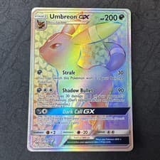 Umbreon GX (Secret) 154/149 SM Base Set Holo Sun & Moon Rainbow Pokemon