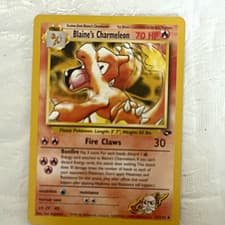 Pokemon Blaine's Charmeleon 31/132 Gym Challenge base