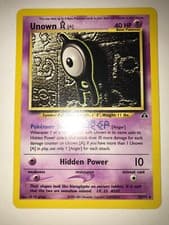 Pokemon Card Unown A 33/75 Neo Discovery Non-Holo Rare LP