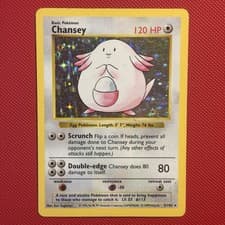 Pokémon Vintage Shadowless Holo Chansey 003/102 Base Set 1999 Wotc