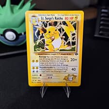 Lt. Surge's Raichu Holo Rare Gym Challenge 11/132