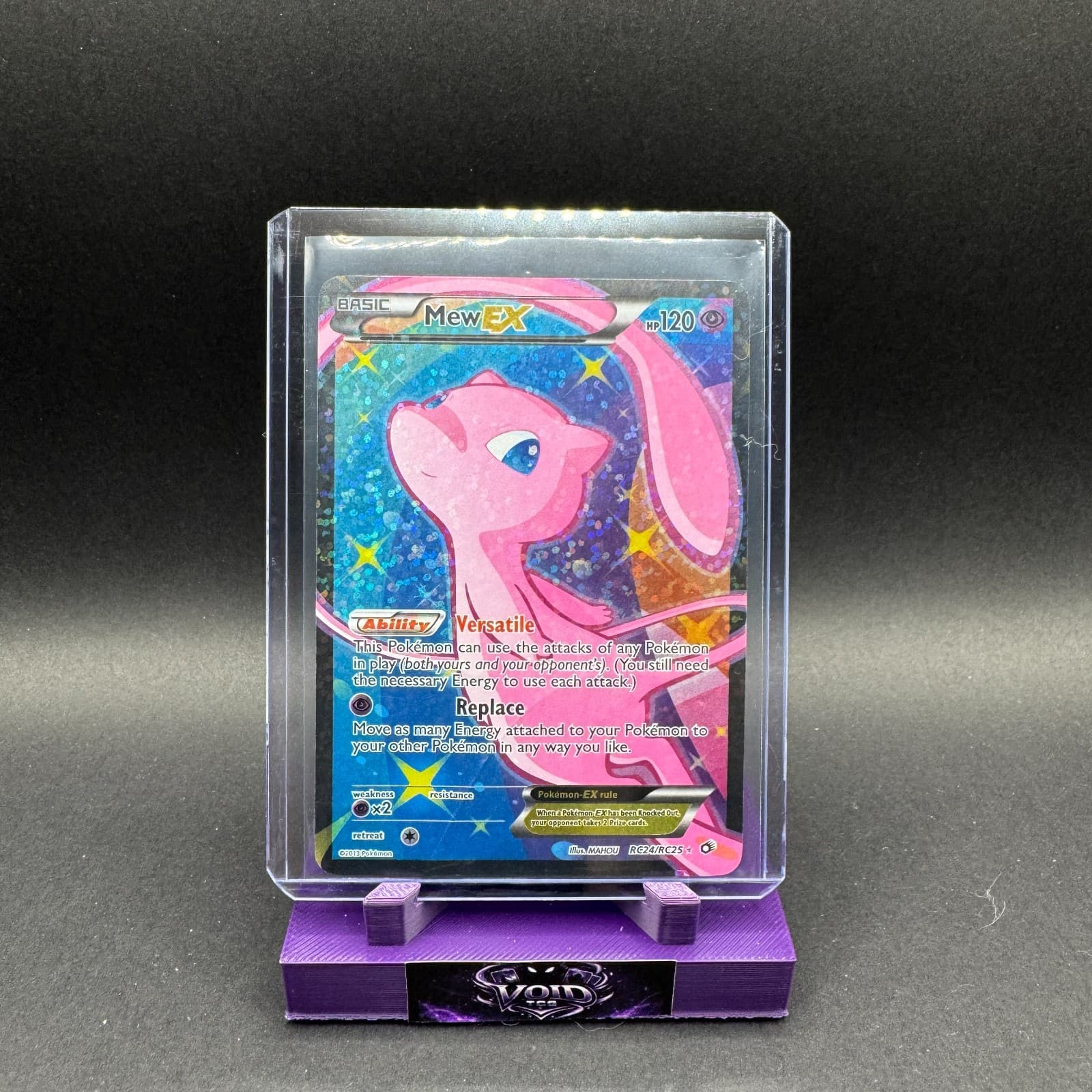 Mew EX Pokemon B+W Legendary Treasures Radiant Collection RC24 Full Art HP MAHOU