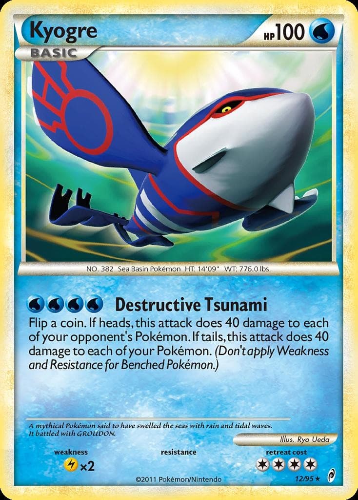 Pokemon Kyogre (12/116) Call of Legends HP HOLO