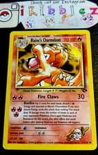 BLAINE’S CHARMELEON 31/132 MP Gym Challenge Pokemon Card!