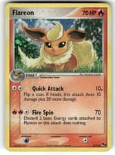 FLAREON - 2/17 - Moderately Played - POP Series 3 - HOLO Rare - Pokemon