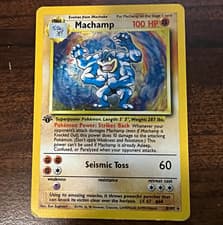 Pokémon Machamp 8/102 Deck Exclusives 1st Ed Holo Rare Damaged (see photos)