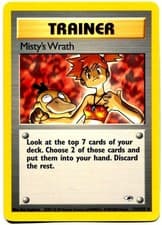 Pokemon Misty's Wrath 114/132 MP Gym Heroes Uncommon
