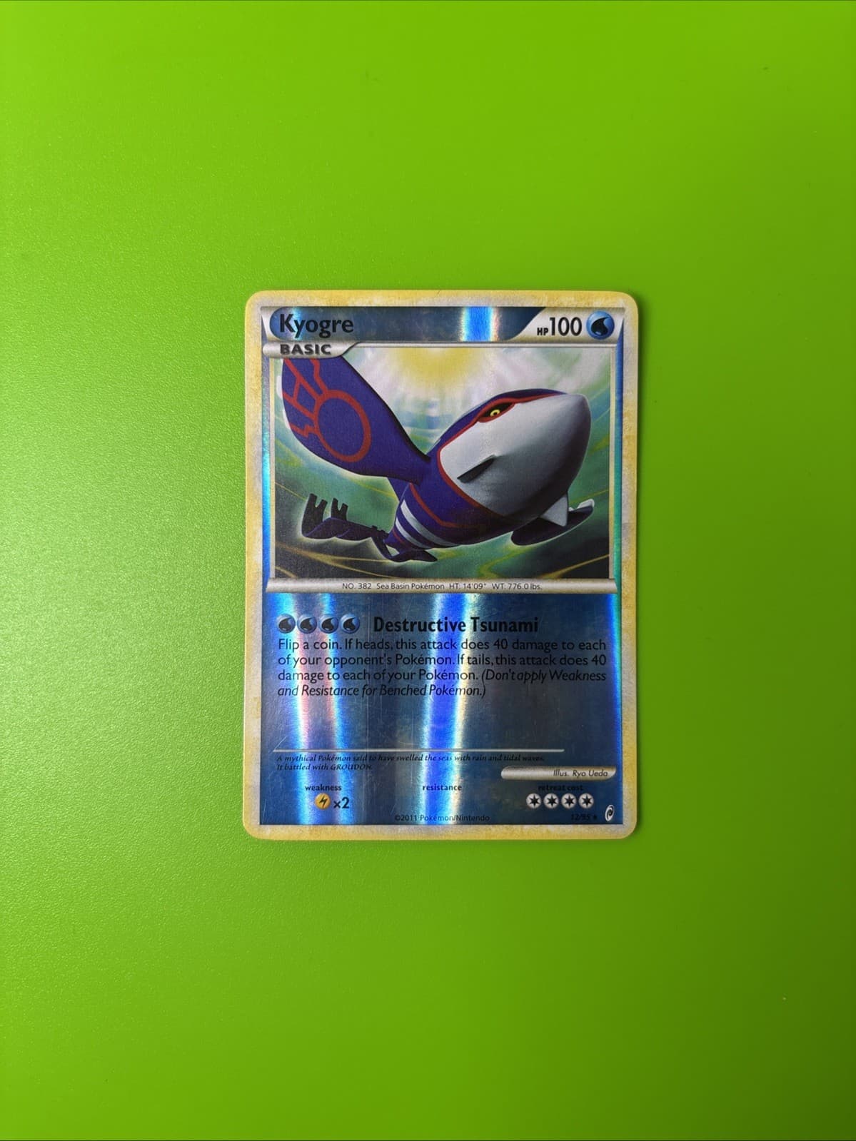 Kyogre 12/95 Call Of Legends Reverse Holo Pokémon Card LP+
