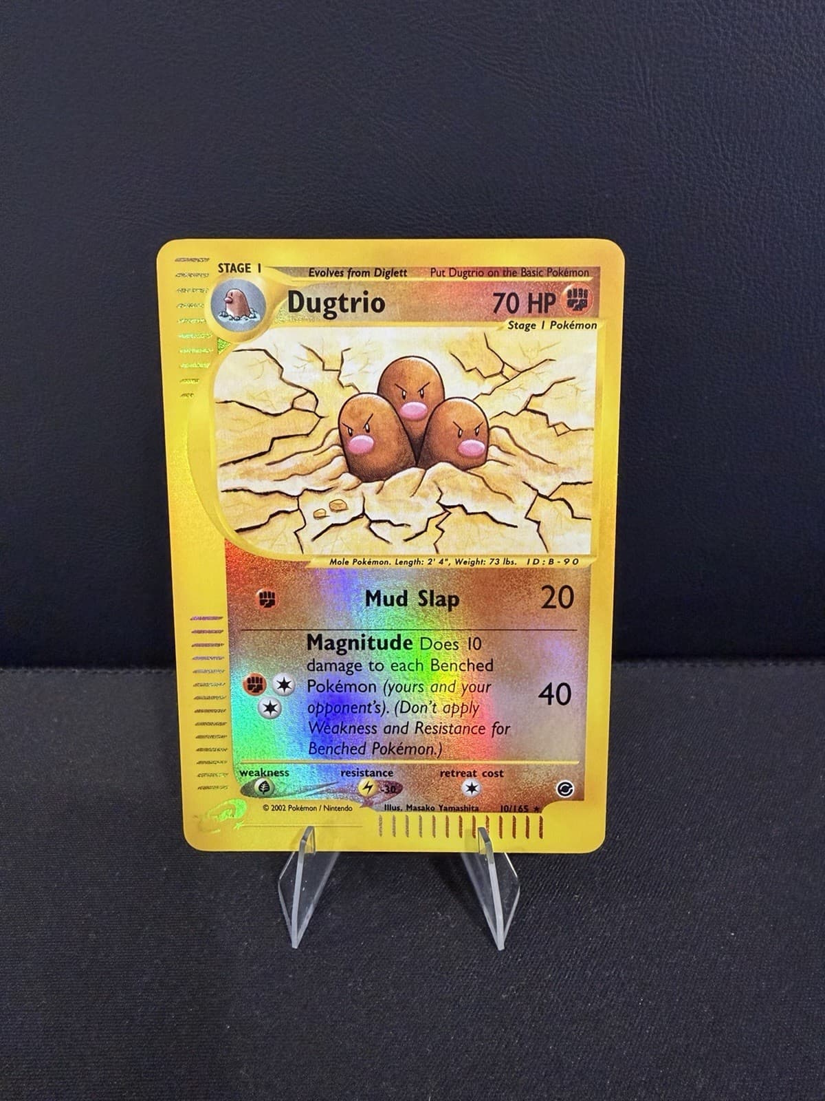 Dugtrio Reverse Holo Expedition E Reader 10/165