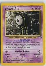 Unown [A] 33/75 Rare Neo Discovery Pokemon Unlimited Lightly Played
