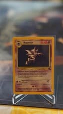 Haunter 6/62 Rare Fossil Pokemon Unlimited Holo Damaged