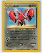 2001 Pokemon, Neo Discovery, #29/75 Scizor, Rare MP