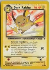 Dark Raichu (WotC Legendary Collection) 7/110 Rare Deck Exclusives Pokemon LP