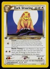 Pokemon Card - Dark Ursaring Neo Destiny 21/105 1st Edition Rare