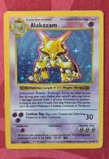 ALAKAZAM SHADOWLESS - BASE SET POKEMON 1999