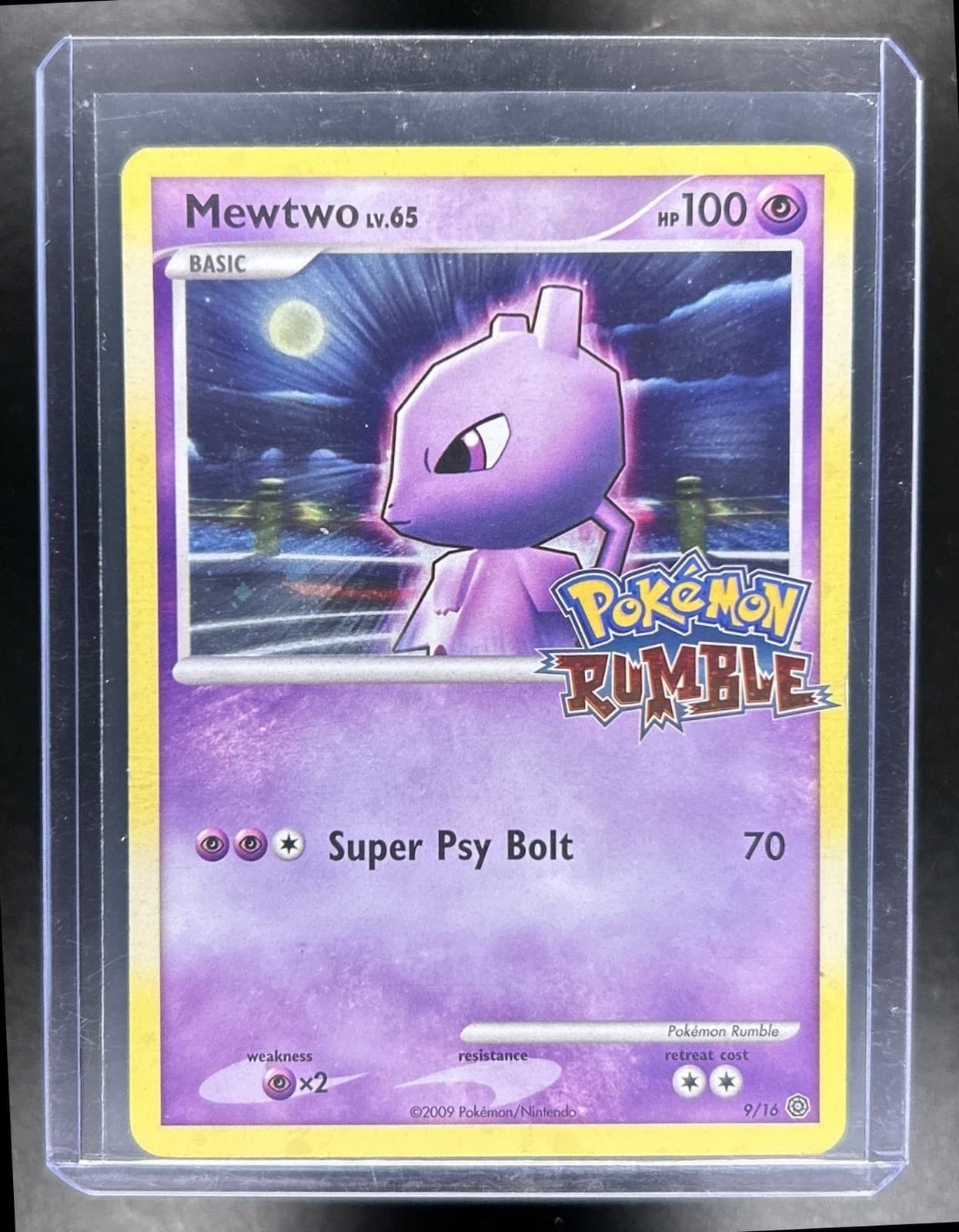 2009 Pokemon Pokemon Rumble Mewtwo #9/16