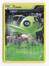 Pokemon TCG Celebi Black Star Promo XY93 Cosmos Holo Promo LP