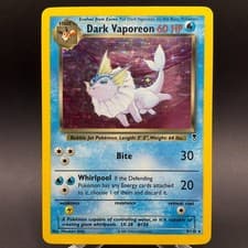 Dark Vaporeon 9/110 Legendary Collection Holo Rare Pokemon Card MP