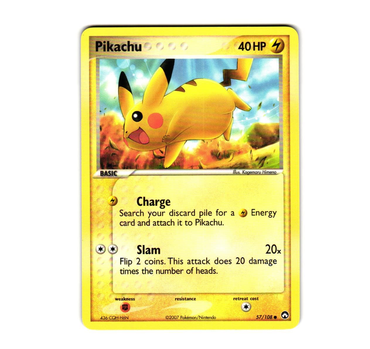 Pikachu – EX Power Keepers 57/108 NM