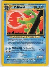 Pokemon TCG Politoed (27) Rare Neo Discovery 27/75