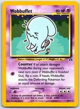 Wobbuffet 35/75 Rare Neo Discovery Pokemon Unlimited NM Yoshida