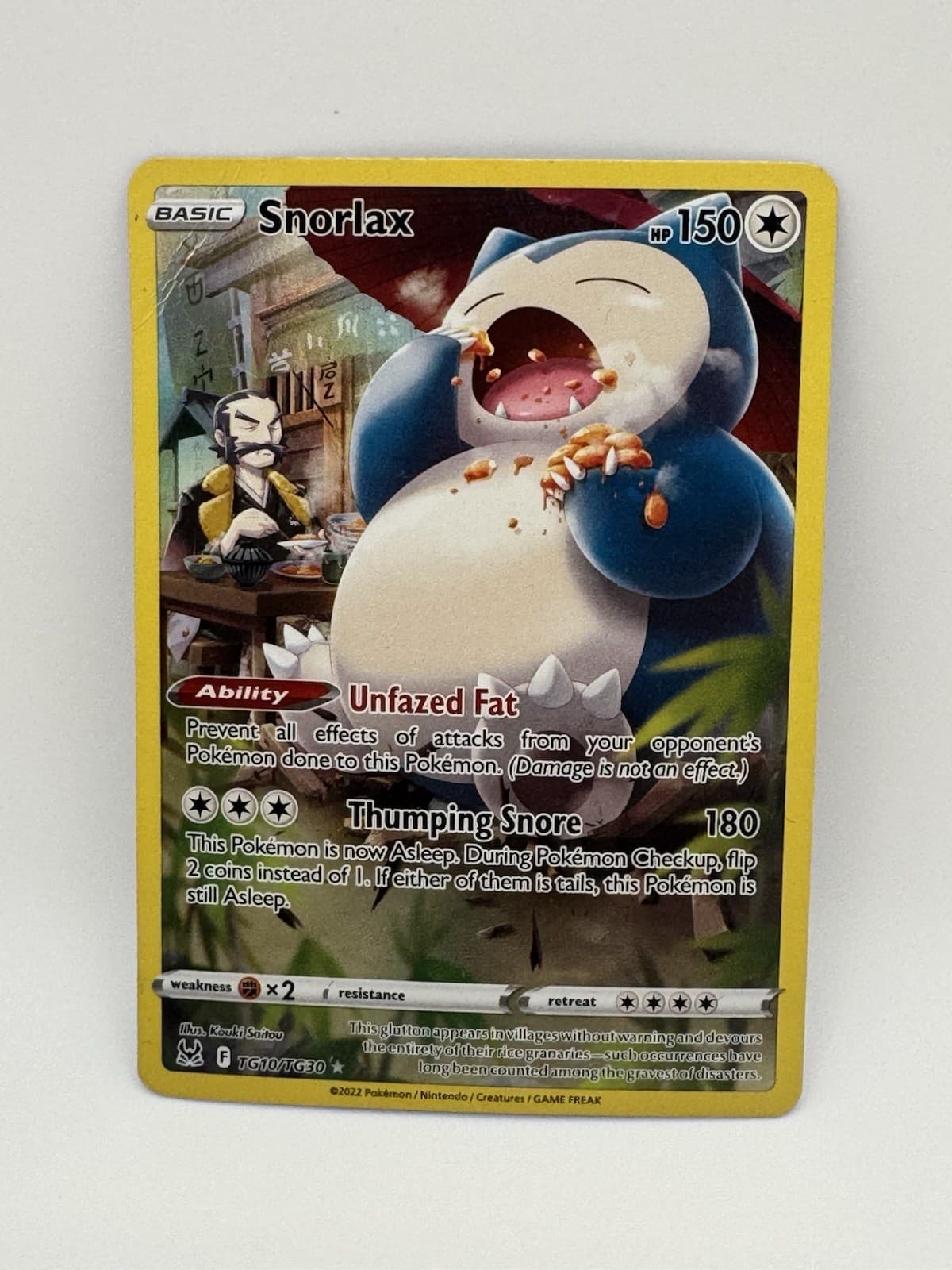 🔥 Snorlax TG10/TG30 SWSH11: Lost Origin Trainer Gallery Ultra Rare, Holo NM