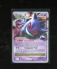 SWIRL 2009 Pokemon Platinum Arceus Gengar Lv.X Holo Foil 97/99 Rare
