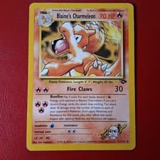 Blaine's Charmeleon 31/132 Gym Challenge Regular First Edition Pokémon Card LP