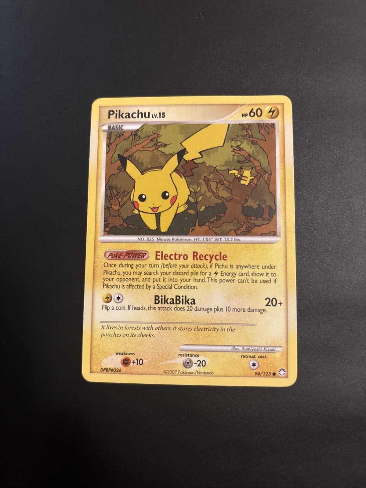 Pikachu 94/123 Mysterious Treasures Regular