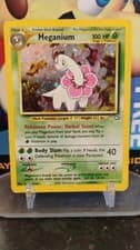 MEGANIUM Neo Genesis POKEMON Holo Foil 2000 Trading Card 10/111 TCG