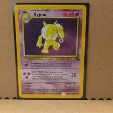 Pokémon Hypno 8/62 Fossil Rare Stage 1 90 HP English 1999 Regular