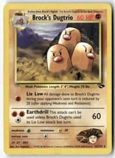 Brock's Dugtrio [G2 - 022/132] Unlimited Rare Gym Challenge EN LP