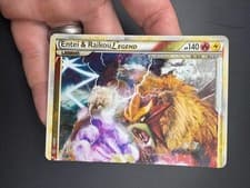 Entei & Raikou Legend (top) 90/95 Unleashed Holo Pokemon TCG English HP