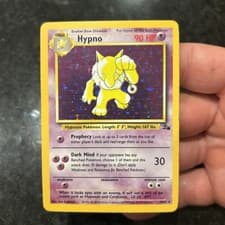 Hypno 8/62 Fossil Holo Pokemon Vintage
