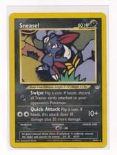 Sneasel Rare Neo Revelation N3 Darkness Unlimited 24/64 2001 NM