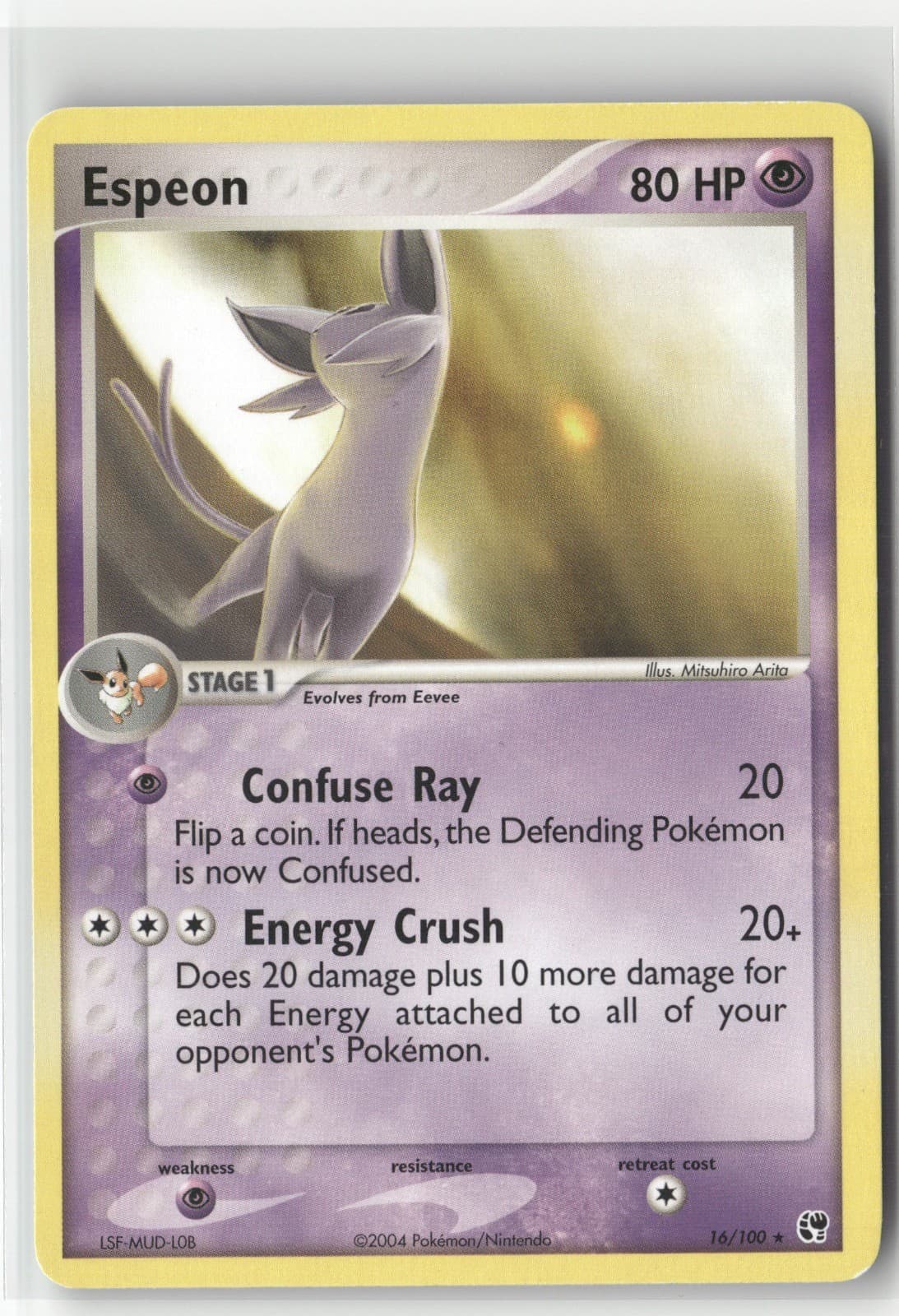 Espeon 16/100 - Pokemon TCG EX Sandstorm