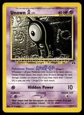 Unown [A] 33/75 Rare Neo Discovery Pokemon Unlimited LP