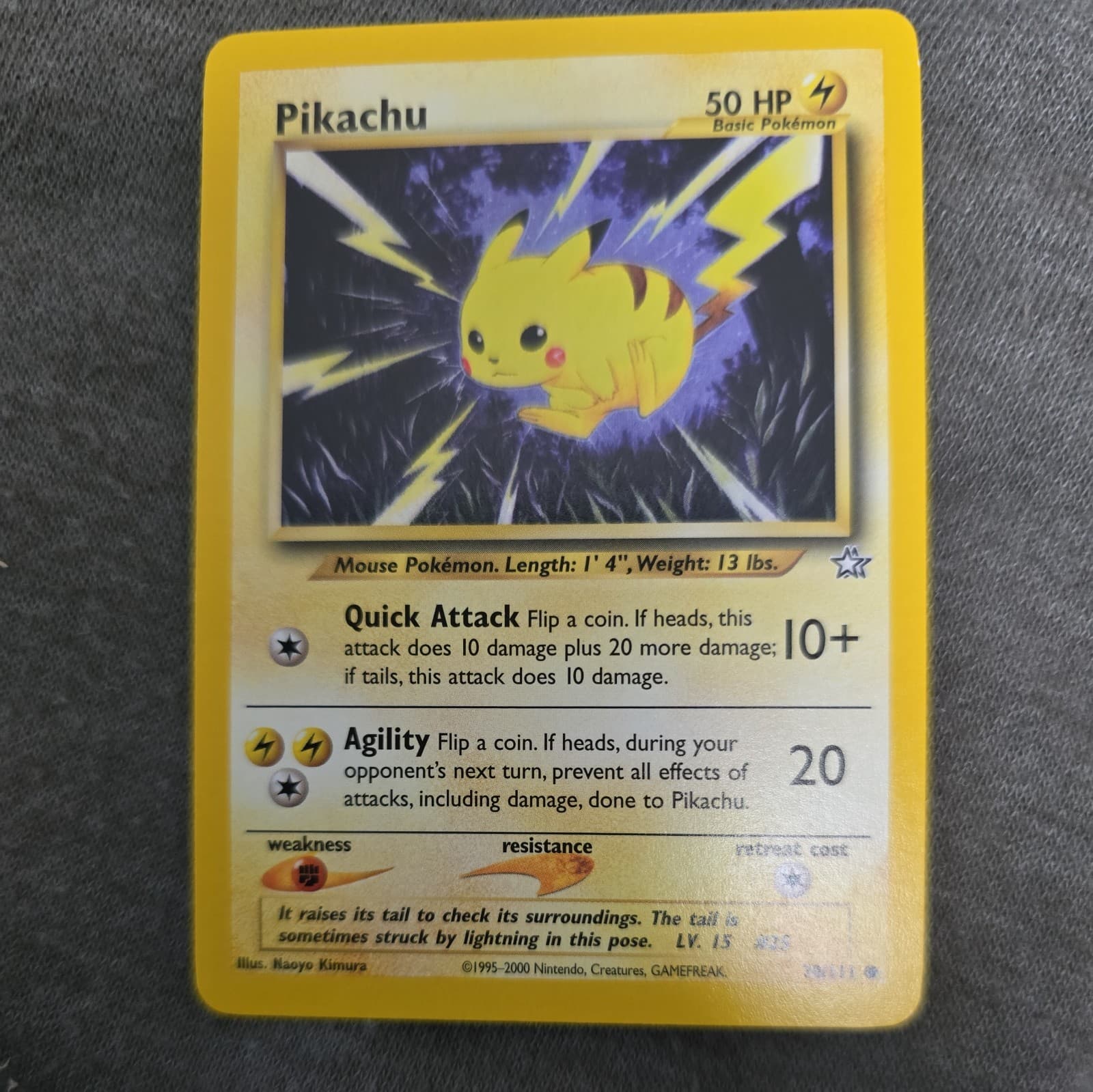 Pikachu - 70/111 Neo Genesis - Pokémon TCG - 2000