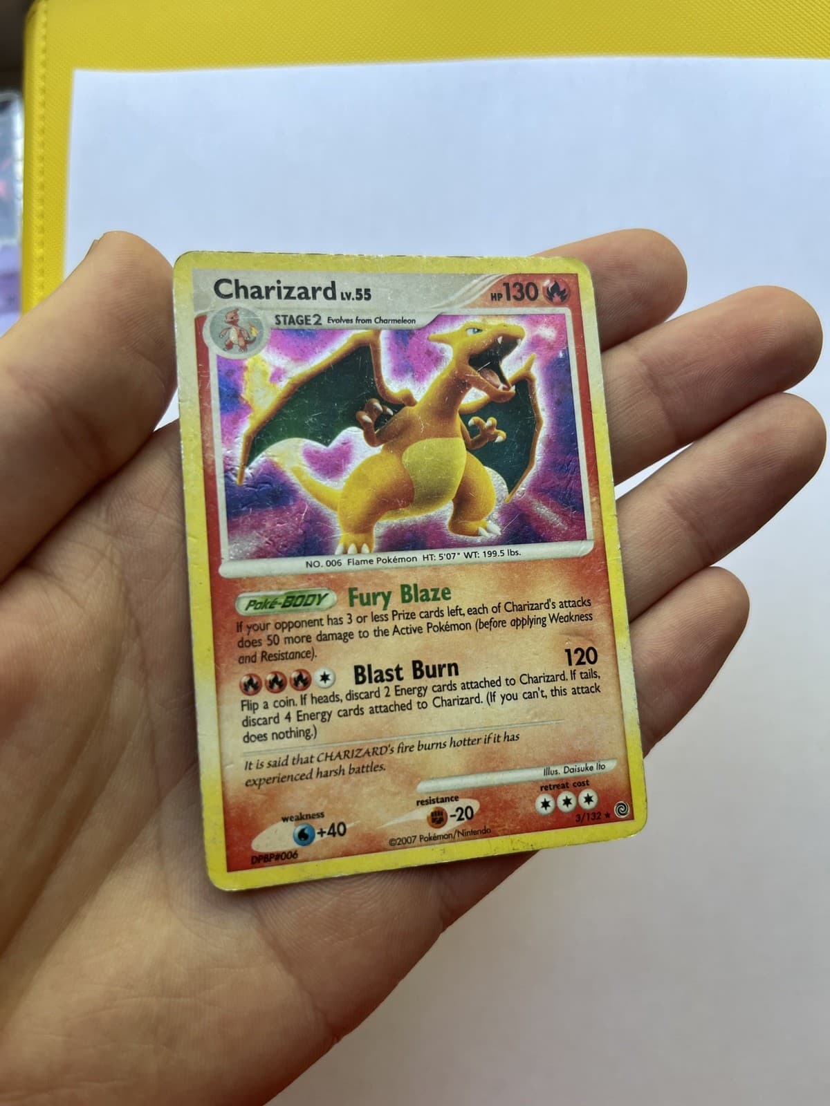 Charizard 3/132 Secret Wonders Holo