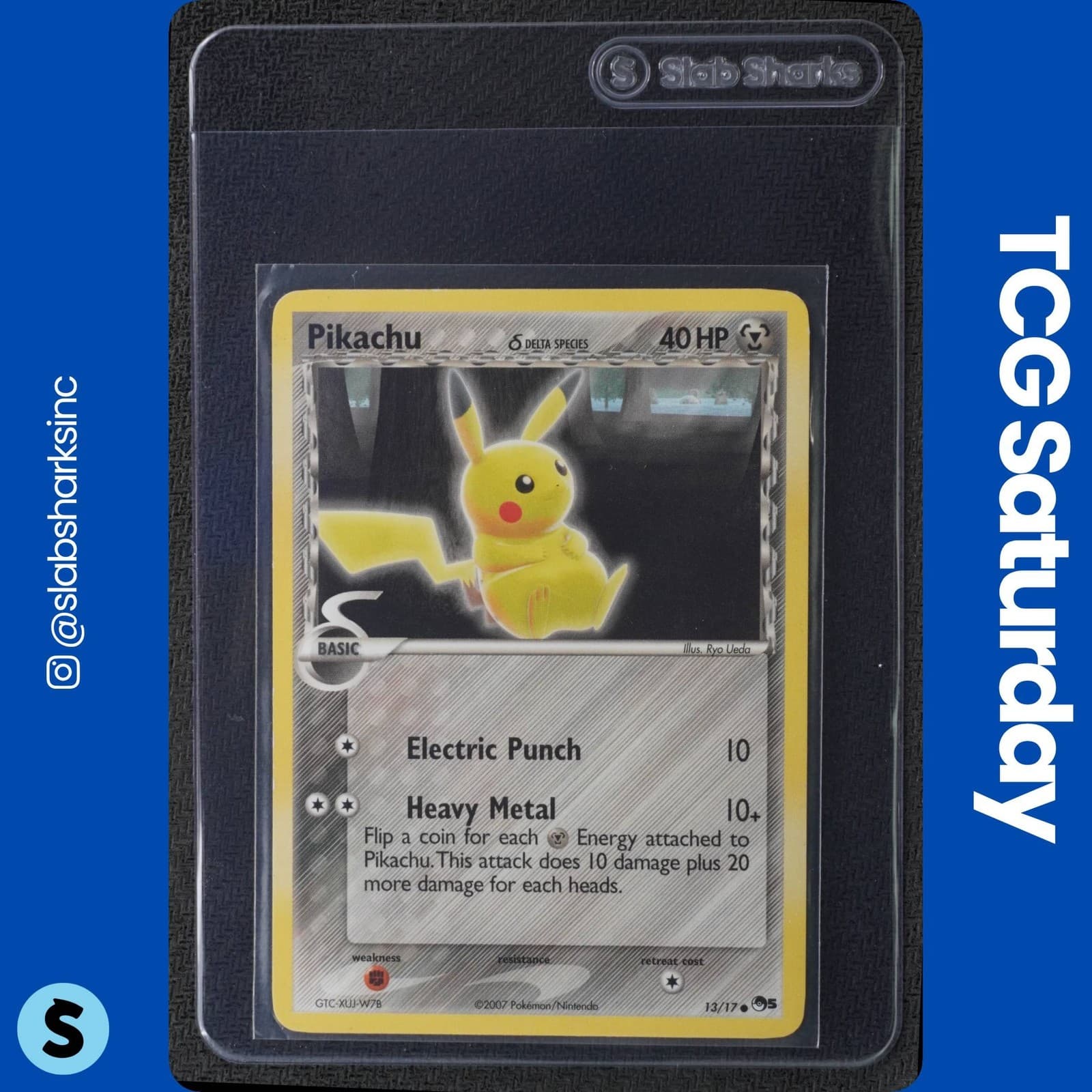 2007 POKEMON POP SERIES 5 #13/17 PIKACHU DELTA SPECIES