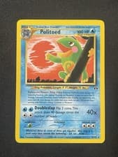 NM Politoed 27/75 Neo Discovery Rare English 100 HP Unlimited