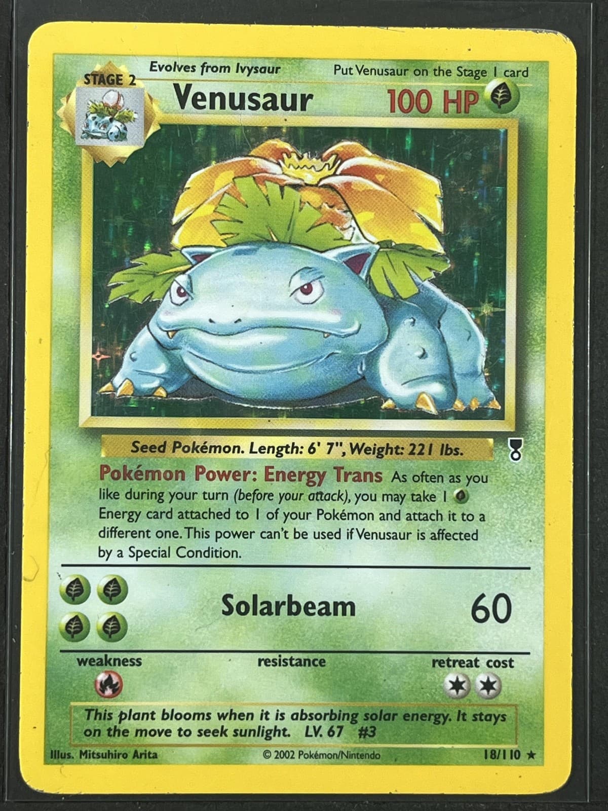 Venusaur #018/110 Legendary Collection Moderately played 250001