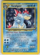 Pokemon TCG Feraligatr (4) Holo Rare Neo Genesis 004/111