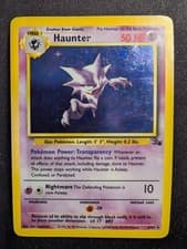 Haunter - 6/62 Holo Rare Unlimited Edition - Fossil (Pokemon) MP #2