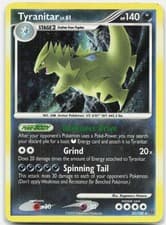 Tyranitar - 30/100 (DP Stormfront) Holo Rare Deck Exclusives PR Darkness 030/100