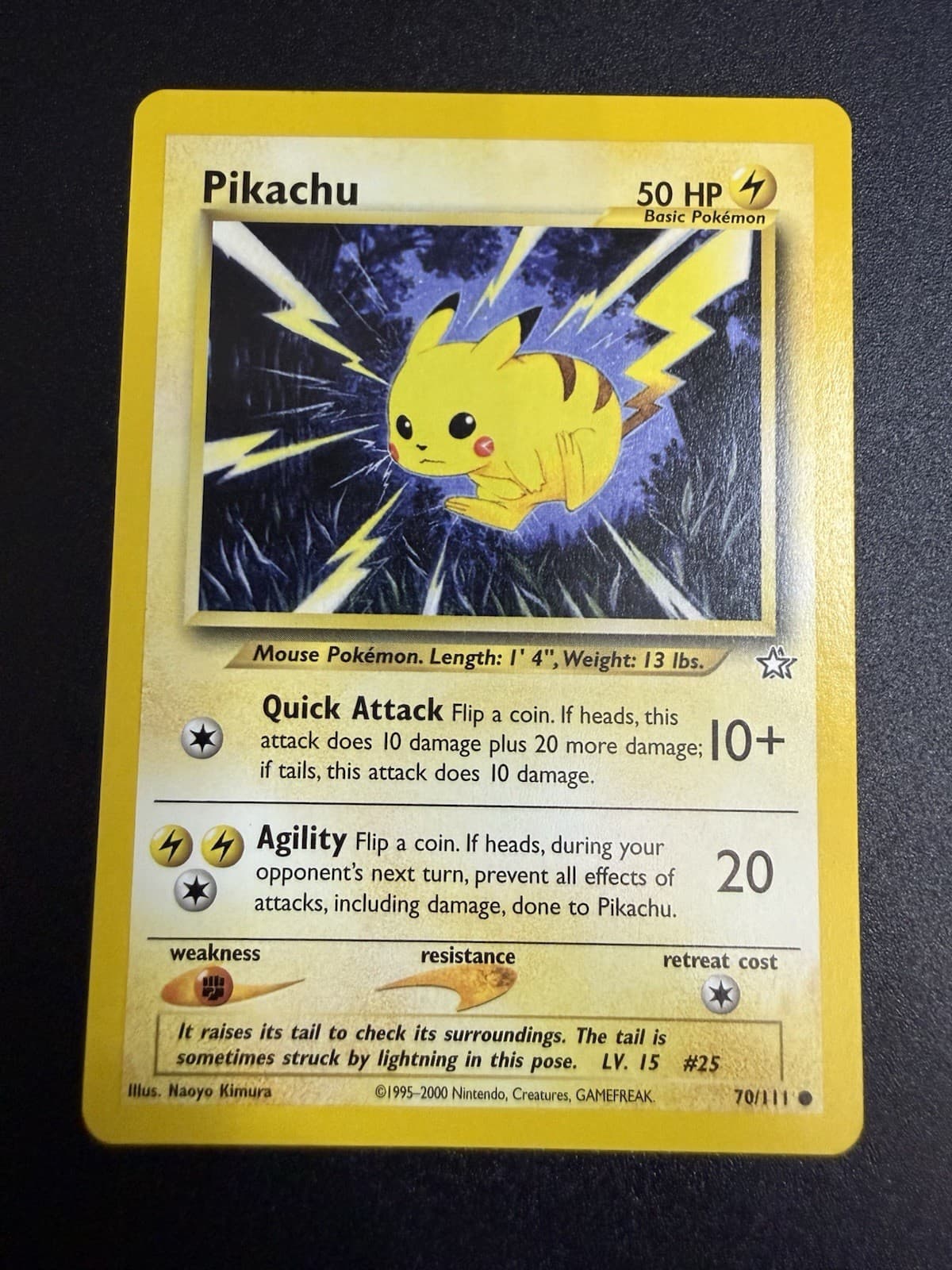 Pikachu 70/111 Neo Genesis Regular