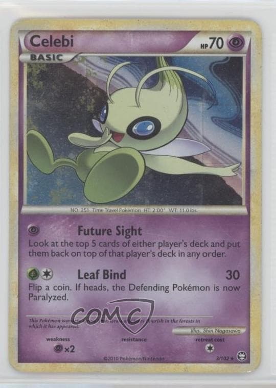 Celebi Pokémon HeartGold & SoulSilver Triumphant #3 2010