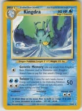 Pokemon TCG Kingdra Rare Neo Revelation 19/64